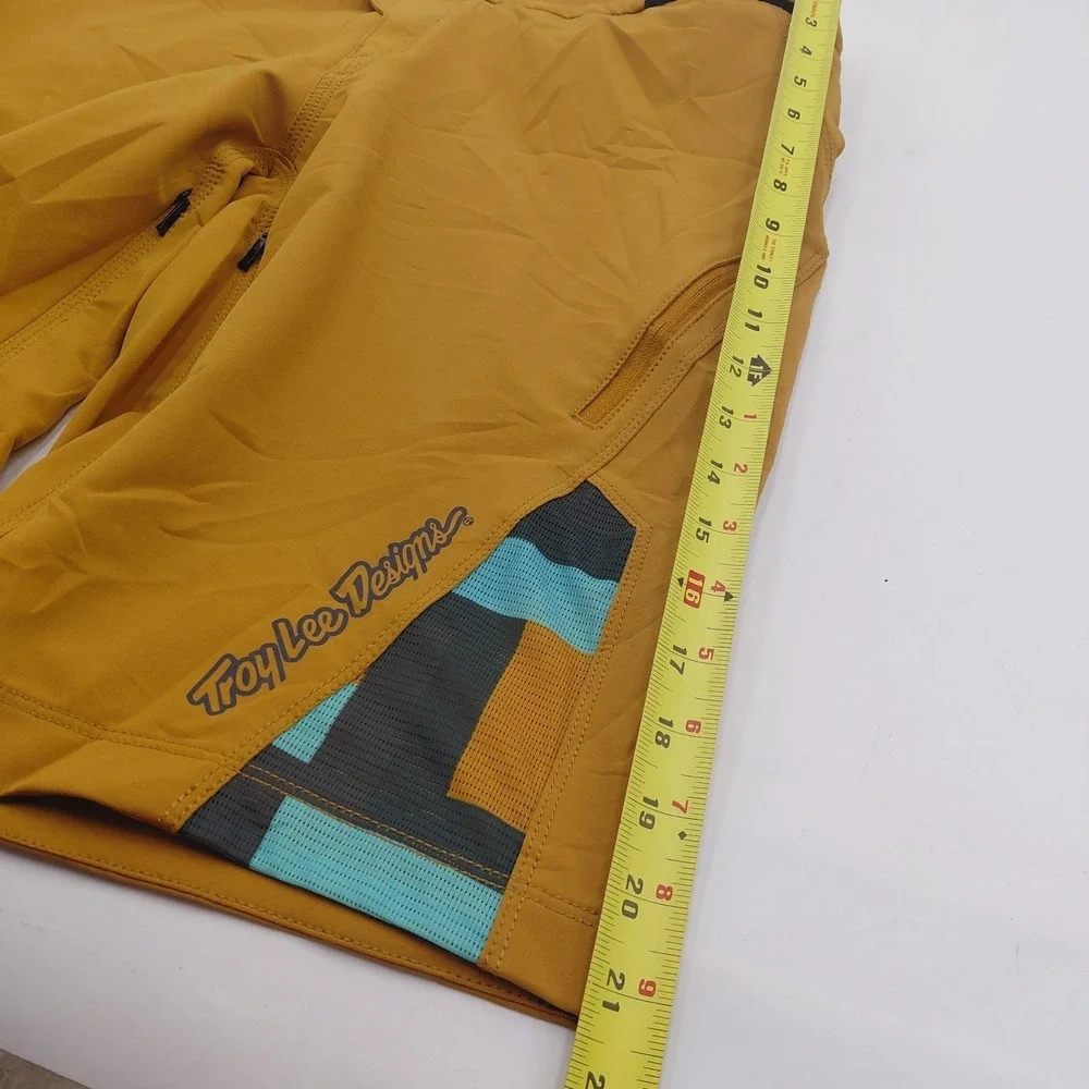 Troy Lee Designs Ruckus Shorts 36 Cyclist Lined Mountain Biking Riding Yellow